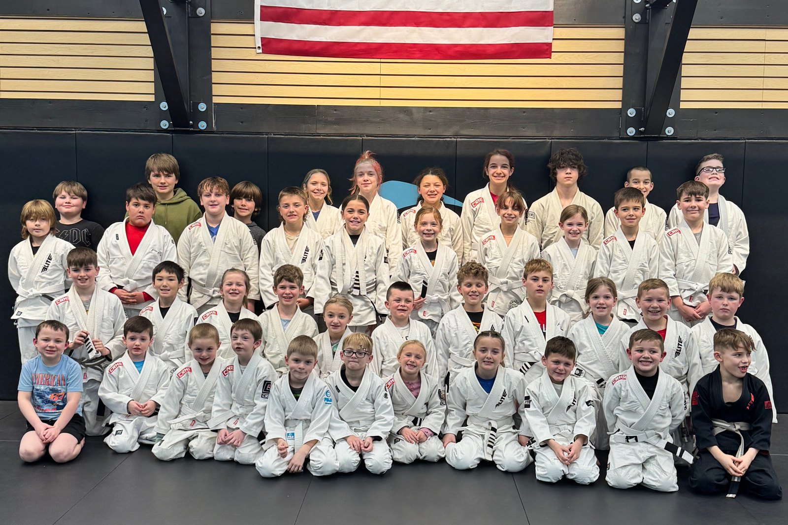 Kids Brazilian Jiu Jitsu class at Stride Martial Arts in Excelsior Springs