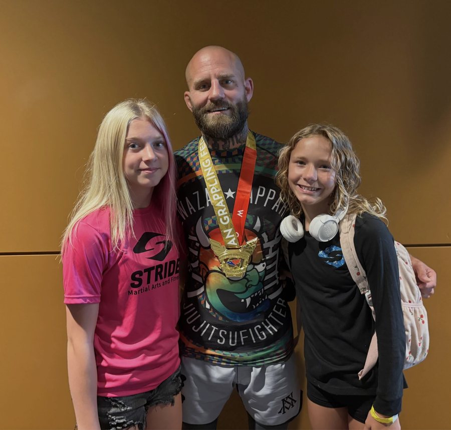 Nick Grass, BJJ brown belt and coach at Stride Martial Arts in Excelsior Springs